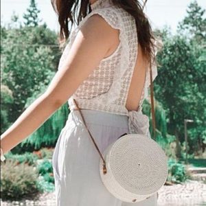 [LIKE 🆕] VICI: White Straw Bag